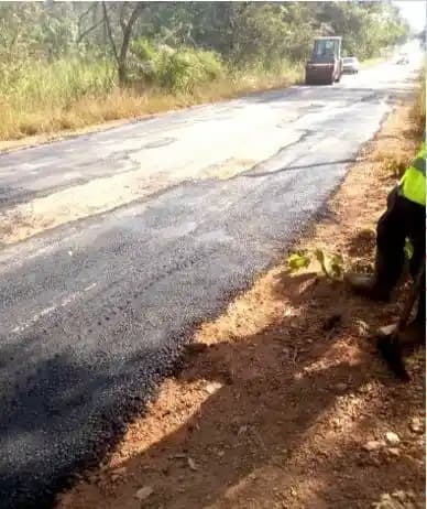 Road marking works in Freetown and selected Arterial highly Traffic routes